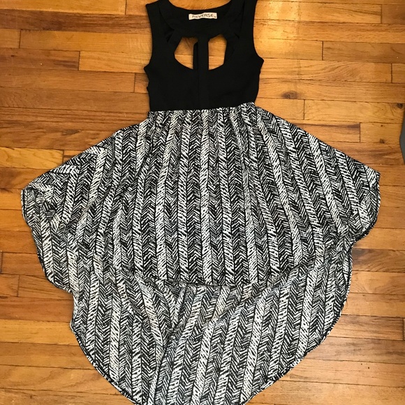 Urban Outfitters Dresses & Skirts - REVERSE Cut Out High Low Chevron Dress